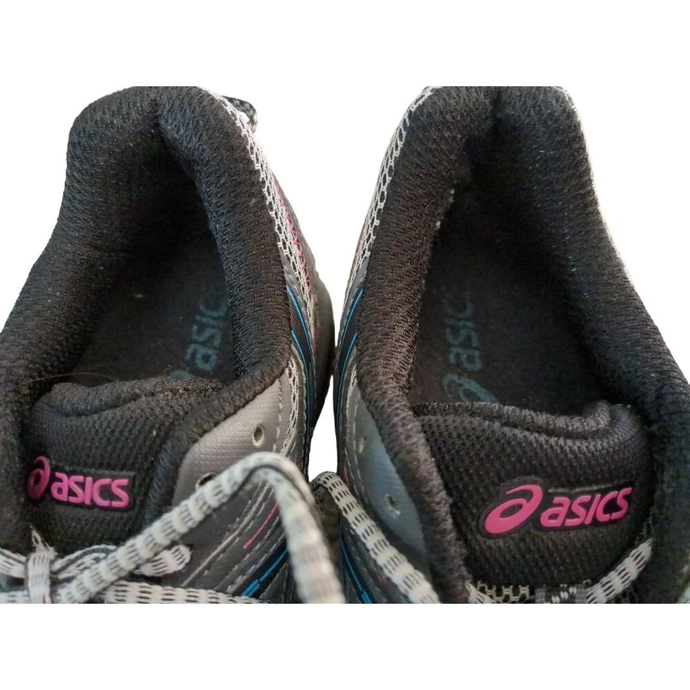 Asics Gel Kahana 8 Running Shoe Sneaker Womens 6.5 Gray Outdoor‎ Trail Lace Up